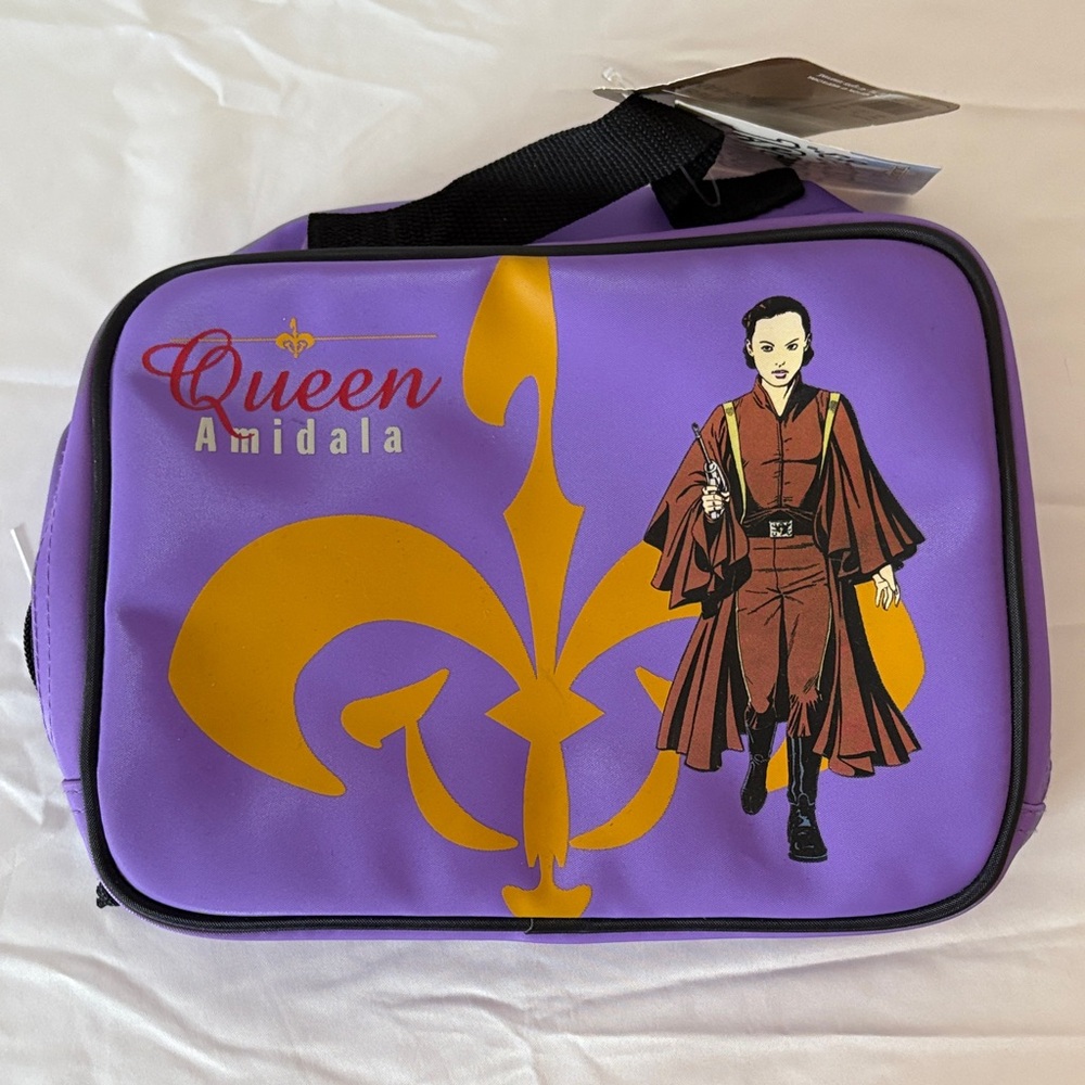 Star Wars Purple and Gold Queen Amidala Lunch Bag